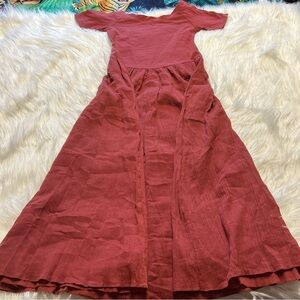 Soft Surroundings Women's Maxi Dress in Dusty Rose